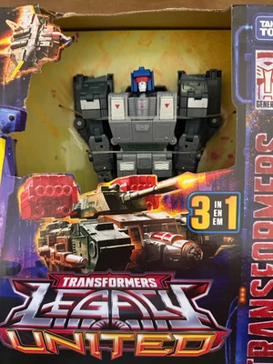 Transformers Legacy United OVERCHARGE Leader Class Triple Changer Hasbro Nuevo Foto 1 de 4