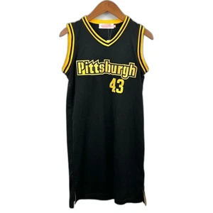 Pittsburgh Steelers Football #43 Troy Polamalu Black Yellow Dress NWT Size Large - Picture 1 of 13