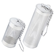 2 pz colini da tè in acciaio inox tè a foglie sciolte tè più ripido