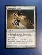 Mtg Misprint Crimped Error Oddity Ghoulcaller’s Bell Innistrad