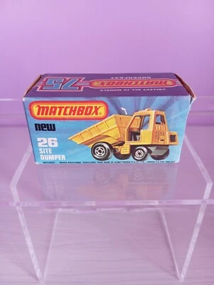 🔥🔥🔥Matchbox lesney Superfast 75 Site Dumper n.26 - 1976🔥🔥🔥 - Immagine 1 di 4