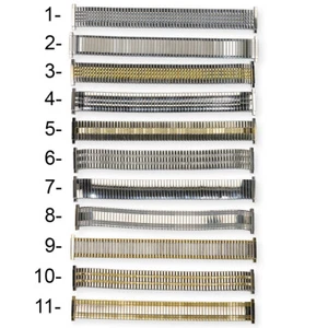 Steel Bracelets Stretchy Expandable Watch Strap 16mm - 22mm Expander Silver Gold - Picture 1 of 13
