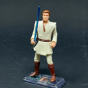 Star Wars Episodio 1 Commtech Obi-Wan Kenobi Jedi Duelo 3,75" Hasbro 1998 - Imagen 1 de 5