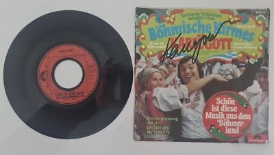KAREL GOTT Single Vinyl Autogramm Signiert Original Autograph signed Autogram - Bild 1 von 2