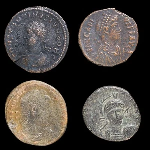 Imperio Romano, lote de 4 monedas. - Imagen 1 de 3