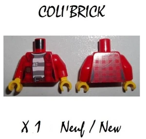 Lego 973pb3009 - 1x Torse Corps Minifig Torso Body Prisoner Pattern - 76382 Neuf - Imagen 1 de 1
