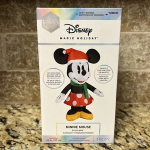Disney Minnie Mouse 22 en Navidad Gemmy Airdorable Airblown Inflable Interior - Imagen 1 de 6