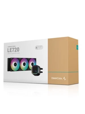 DeepCool LE720 Gaming Water Liquid Cooler 360mm ARGB PWM Fans AIO PC CPU Cooler - Image 1 of 4