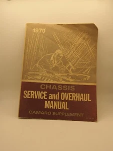 1970 Chevrolet Camaro Chassis Service and Overhaul Manual Supplement - Picture 1 of 6