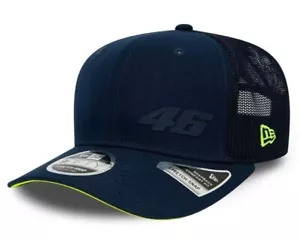 New Era Valentino Rossi VR46 Repreve Navy 9FIFTY Stretch Snap Cap S/M ADULTS - Picture 1 of 5