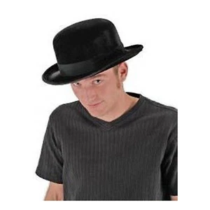 Adult Unisex Halloween Comic Con Cosplay British Bowler Hat Costume Accessory - Picture 1 of 12