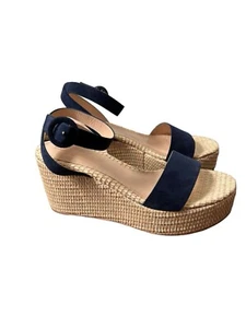 Alpargatas y gamuza azul marino Gianvito Rossi talla 41/11 - Imagen 1 de 8