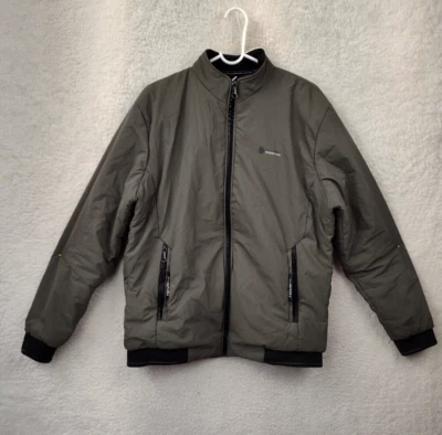 Arctix 女式夹克中号棕色涤纶模拟领长袖拉链常规 — 第 1/4 张图片