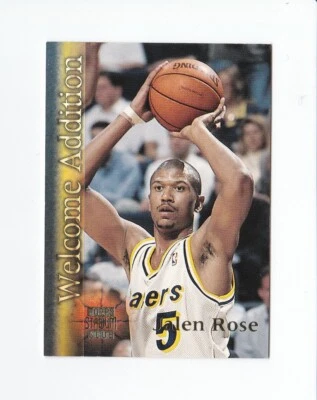 1996-97 Stadium Club Welcome Additions #WA23 Jalen Rose Indiana Pacers Michigan - Image 1 of 2