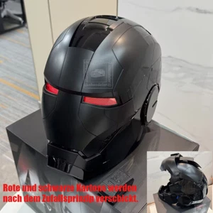 Iron Man Schwarz Helm MK5 Autoking Vollautomatisch Voicecontrol/ Fernbedienung - Bild 1 von 22