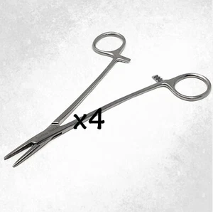 4 STAINLESS STEEL MAYO HEGAR NEEDLE HOLDER 6" SURGICAL DENTAL INSTRUMENTS - Picture 1 of 3
