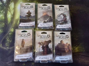 Legend of the Five Rings LCG Elemental Cycle Full Set Fantasy Flight Games FFG - Picture 1 of 2