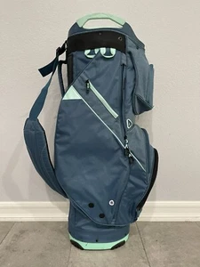 Sun Mountain Sync 14 Way Divider Golf Club Cart Bag Blue/Teal No Rain Cover - Picture 1 of 9