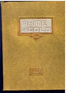 Anuario de escuela secundaria Siskiyou 1948, blanco y dorado, condado de Siskiyou, California - Imagen 1 de 10
