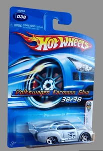 Hot Wheels VOLKSWAGEN KARMANN GHIA Silver 2006 First Editions 38/38 1:64 038 MOC - Picture 1 of 15