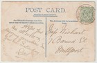 1905? PPC WEST LOCH TARBERT GK & ARDRISHAIG PACKET IONA CODE B POSTMARK ARGYLL