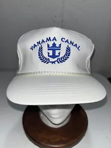 Vintage NOS Royal Caribbean Panama Canal Snapback Hat Rope Bill Nice - Picture 1 of 8