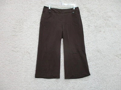 Apt 9 Pants 8 Womens Regular Size Brown Ava Dress Straight Casual Stretch Logo - Image 1 of 4