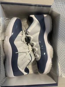Size 11.5 Jordan 11 Retro Low "Diffused Blue" White/Midnight Navy (FV5104 104) - Picture 1 of 6