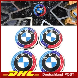 Felgenkappen Nabenabdeckung Für BMW Radnabenkappen Limitierte Nabendeckel 4x68mm - Bild 1 von 1