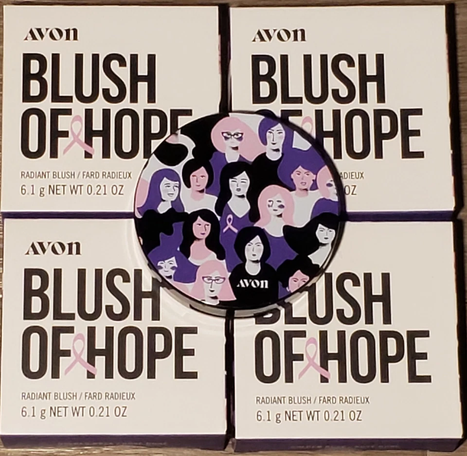 Avon Blush of Hope Radiant Blush Golden Rose Retired
