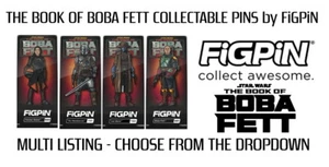 FiGPiN - STAR WARS: THE BOOK OF BOBA FETT  Licensed Pins - Multi Listing - Picture 1 of 5