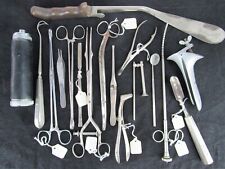 Lot of 17 vintage surgical tools Dr. hospital medical DONIGER ARMSTRONG KURTEN
