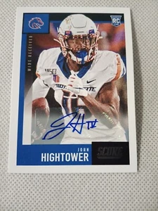 2020 JOHN HIGHTOWER SCORE HANDSIGNIERT AUTO ROOKIE CARD RC #429 BOISE ST - Bild 1 von 2