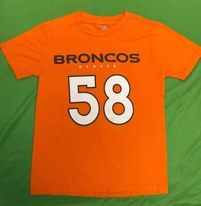 NFL Denver Broncos Von Miller #58 Camiseta Naranja Juvenil Pequeña - Imagen 1 de 4