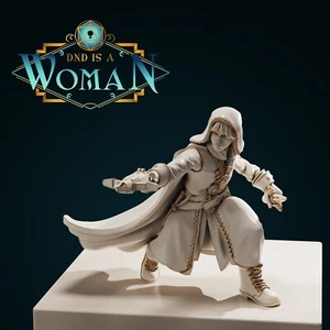 Halfling Rogue - Cori | Dungeons and Dragons Miniature D&D | DnD is a Woman - Picture 1 of 3