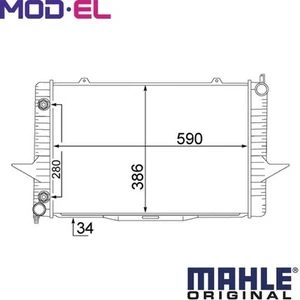 RADIATOR ENGINE COOLING CR 1544 000S FOR VOLVO XC70/Cross/Country S70 V70 2.0L - Picture 1 of 16