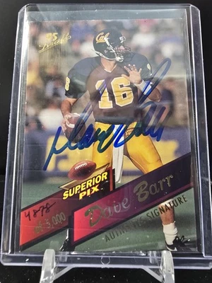 911340 - 1995 Superior Pix Dave Barr Rookie Auto /5000 - Image 1 of 2