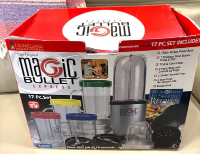 The Original Magic Bullet Express Hi-Speed Blender System - 17 Pc Set - Image 1 of 4
