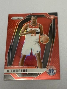 2024-25 Panini Prizm Red Prizm Rookie Alexandre Sarr RC /299 Wizards - Bild 1 von 10