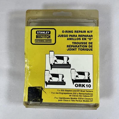 STANLEY BOSTITCH ORK10 修复套件 适用于 S32 STAPLER & BT BRAD TACKERS 密封 O 形环 — 第 1/4 张图片