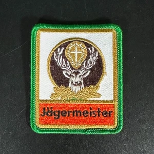 Toppa ricamata vintage JÄGERMEISTER con logo cervo barra cimeli pubblicitari - Foto 1 di 4