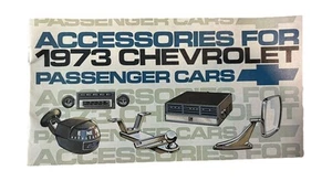 Accessories 1973 Chevrolet Passenger Cars Booklet Catalog - Picture 1 of 6