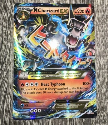 Pokémon 2015 Mega M Charizard EX 12/83 Holo Card XY Generations Foto 1 de 4