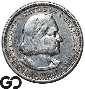 1893 Columbian Commemorative Half Dollar - Picture 1 of 3