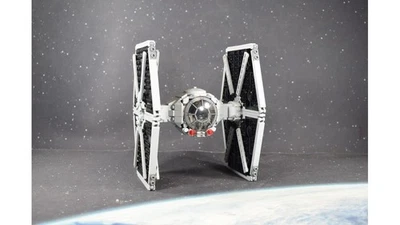 Modubrix Moc Building Blocks Tie Outland Fighter Sets Bricks Toys Kits 512 Parts - Image 1 of 4