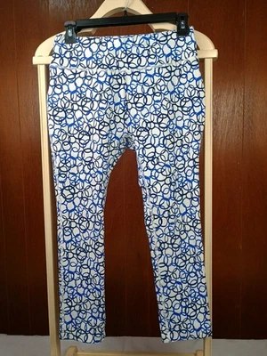 Chicos Zenergy Mujer Blanco Azul Cintura Elástica Ropa Activa Leggings Atléticos 0 Foto 1 de 4