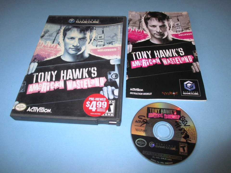 Tony Hawk's American Wasteland Nintendo Gamecube Juego con Estuche y Manual Foto 1 de 1
