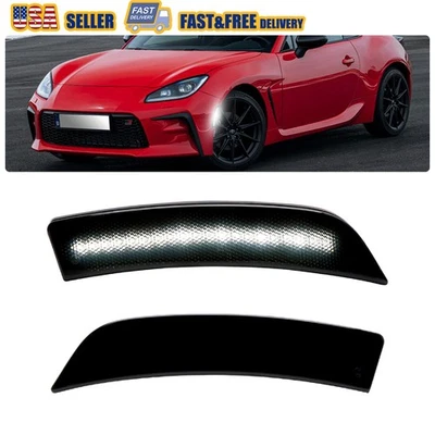 Para Toyota GR86 Subaru BRZ 2022-24 Lente de humo LED Marcador lateral Luz de parachoques Lámpara Foto 1 de 4