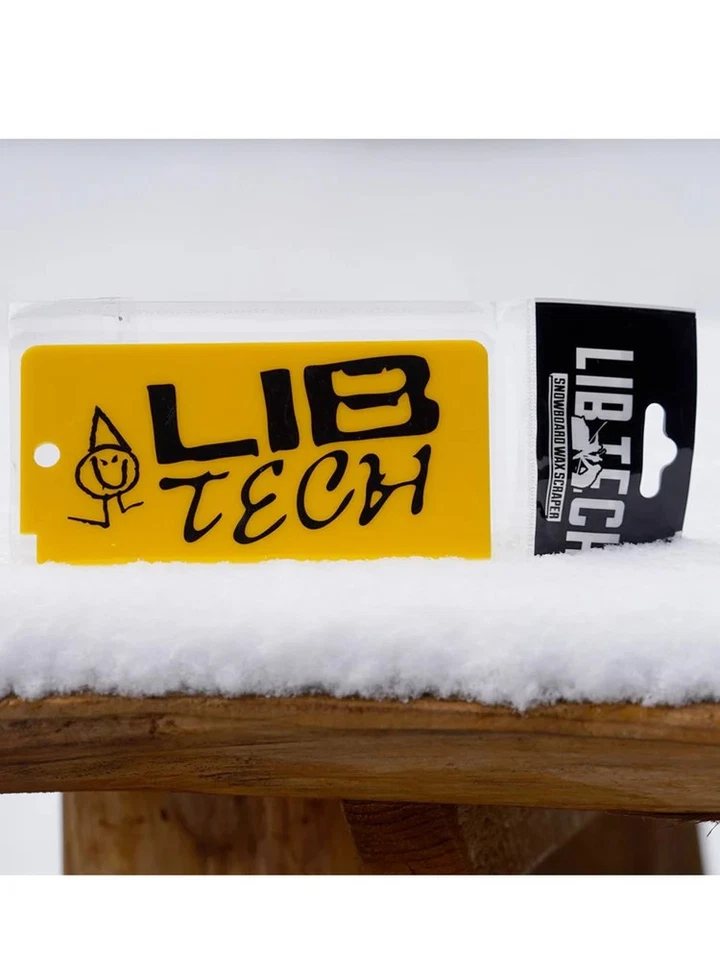 LIB TECH BANANA SNOWBOARD WAX SCRAPER - Image 1 of 1