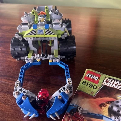 Lego Complete Power Miners ловушка когтей 8190 Infernox лавовый монстр мозги б/у в отличном состоянии - Изображение 1 из 4